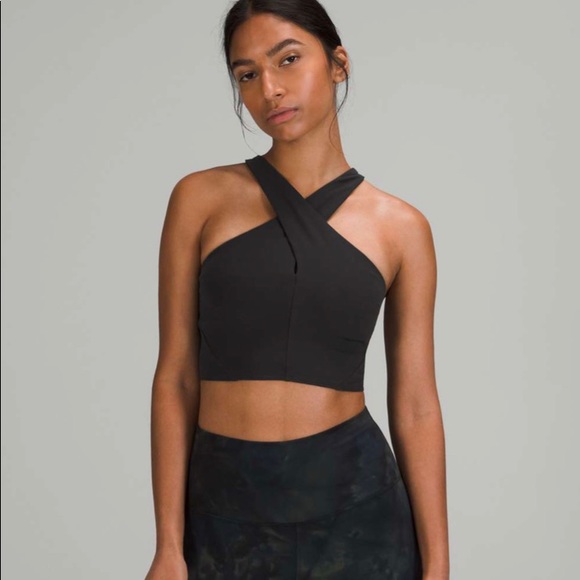 lululemon athletica Tops - Lululemon Nulu Wrap-Front Longline Bra